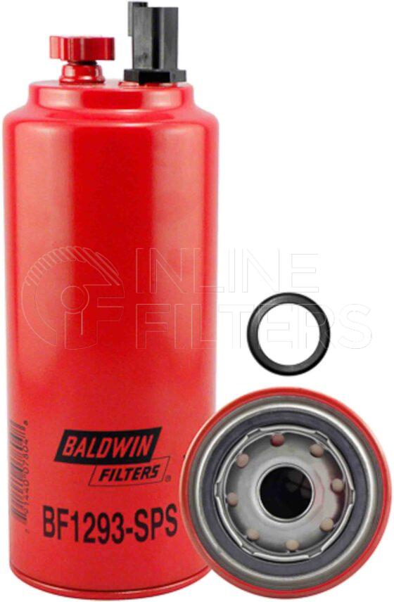 Baldwin BF1293-SPS. Baldwin - Spin-on Fuel Filters - BF1293-SPS.