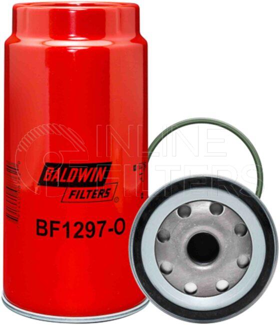 Baldwin BF1297-O. Baldwin - Spin-on Fuel Filters with Open Port for Bowl - BF1297-O.