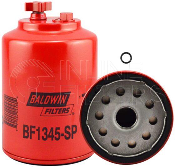 Baldwin BF1345-SP. Baldwin - Spin-on Fuel Filters - BF1345-SP.