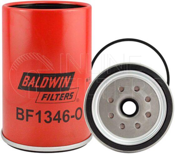 Baldwin BF1346-O. Baldwin - Spin-on Fuel Filters with Open Port for Bowl - BF1346-O.