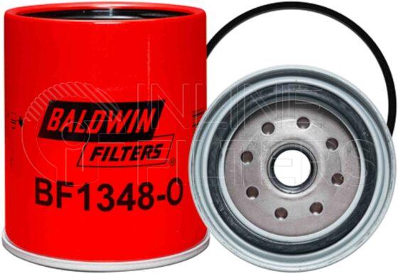 Baldwin BF1348-O. Baldwin - Spin-on Fuel Filters with Open Port for Bowl - BF1348-O.
