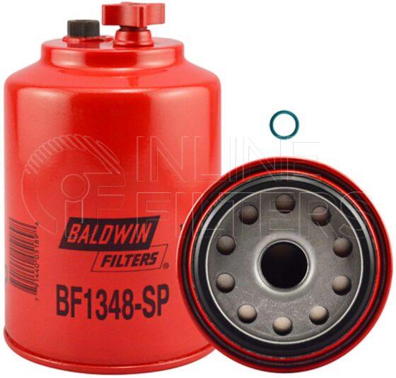 Baldwin BF1348-SP. Baldwin - Spin-on Fuel Filters - BF1348-SP.