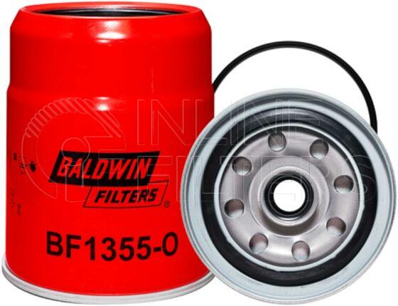 Baldwin BF1355-O. Baldwin - Spin-on Fuel Filters with Open Port for Bowl - BF1355-O.