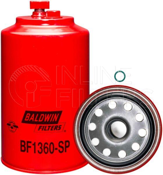 Baldwin BF1360-SP. Baldwin - Spin-on Fuel Filters - BF1360-SP.