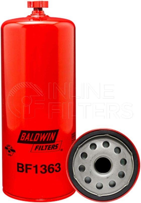 Baldwin BF1363. Fuel Filter Product – Brand Specific – Baldwin Baldwin – Spin-on Fuel Filters – BF1363 Modern fuel injection systems require fuel be free of both particulate and water contamination. Baldwin spin-on fuel filters keep fuel clean and engines running at maximum efficiency. Outside Diameter 4 1/4 (108.0) Thread Size 1-14 Application Doppstadt AK430 Shredder with […]