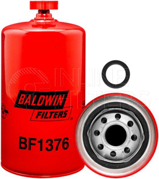 Baldwin BF1376. Baldwin - Spin-on Fuel Filters - BF1376.