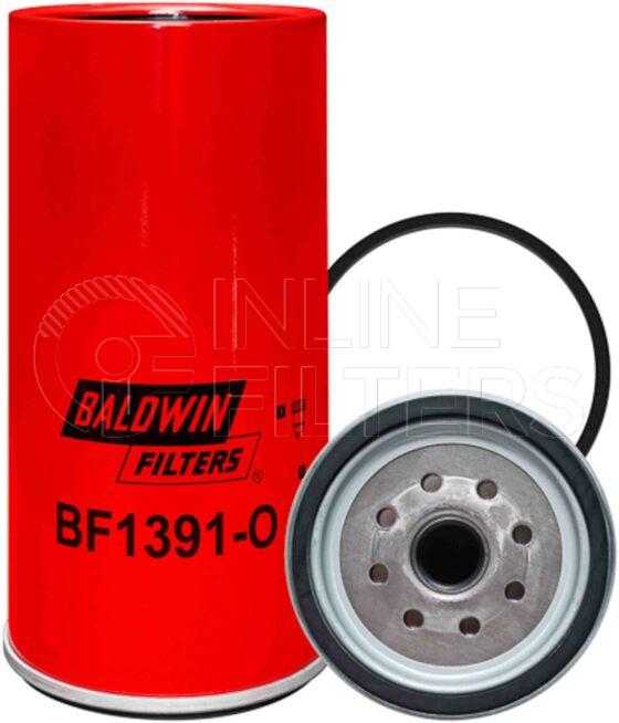 Baldwin BF1391-O. Baldwin - Spin-on Fuel Filters with Open Port for Bowl - BF1391-O.