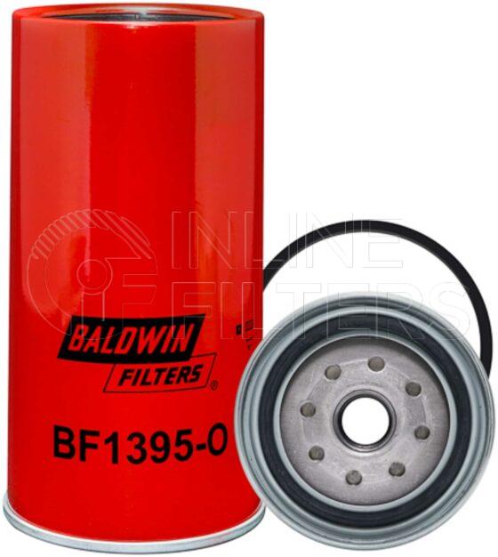 Baldwin BF1395-O. Baldwin - Spin-on Fuel Filters with Open Port for Bowl - BF1395-O.