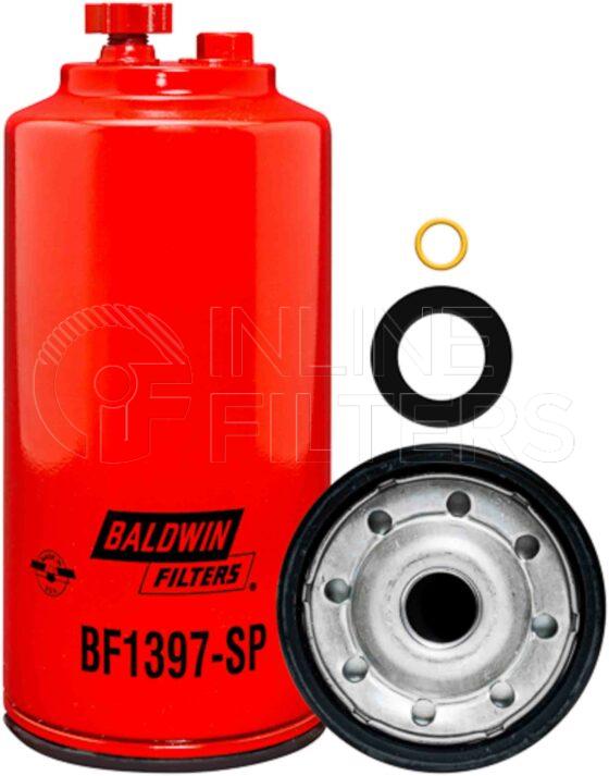 Baldwin BF1397-SP. Baldwin - Spin-on Fuel Filters - BF1397-SP.