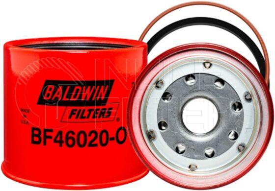 Baldwin BF46020-O. Baldwin - Spin-on Fuel Filters with Open Port for Bowl - BF46020-O.