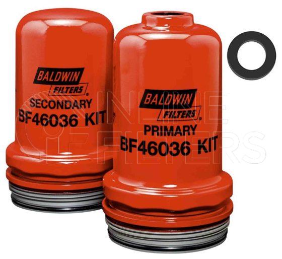 Baldwin BF46036 KIT. Baldwin - Fuel Filter Kits - BF46036 KIT.