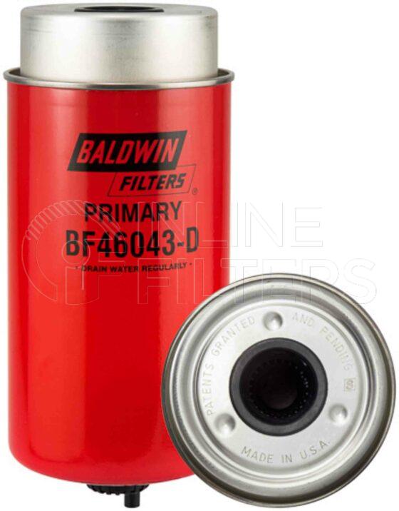 Baldwin BF46043-D. Baldwin - Fuel Manager Filter Series - BF46043-D.