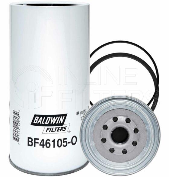 Baldwin BF46105-O. Baldwin - Spin-on Fuel Filters with Open End for Bowl - BF46105-O.