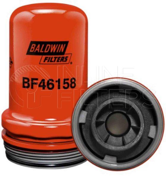 Baldwin BF46158. Details: Baldwin - Spin-on Fuel Filters - BF46158.
