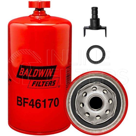 Baldwin BF46170. Details: Baldwin - Spin-on Fuel Filters - BF46170.