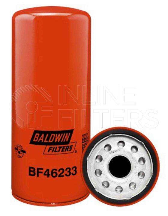 Baldwin BF46233. Baldwin - Spin-on Fuel Filters. Part : BF46233. BF46233 - Baldwin - Spin-on Fuel Filters.