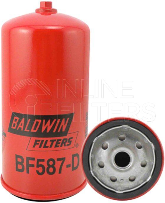 Baldwin BF587-D. Baldwin - Spin-on Fuel Filters - BF587-D.