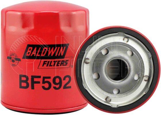 Baldwin BF592. Baldwin - Spin-on Fuel Filters. Part : BF592. BF592 - Baldwin - Spin-on Fuel Filters.
