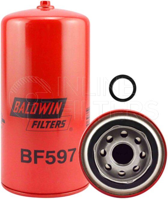 Baldwin BF597. Baldwin - Spin-on Fuel Filters - BF597.