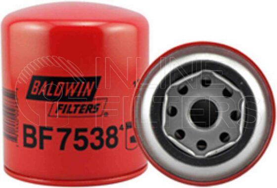Baldwin BF7538. Baldwin - Spin-on Fuel Filters - BF7538.