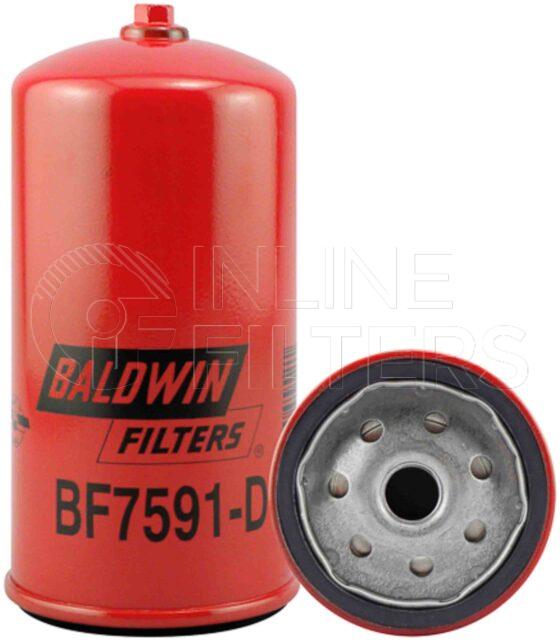 Baldwin BF7591-D. Baldwin - Spin-on Fuel Filters - BF7591-D.