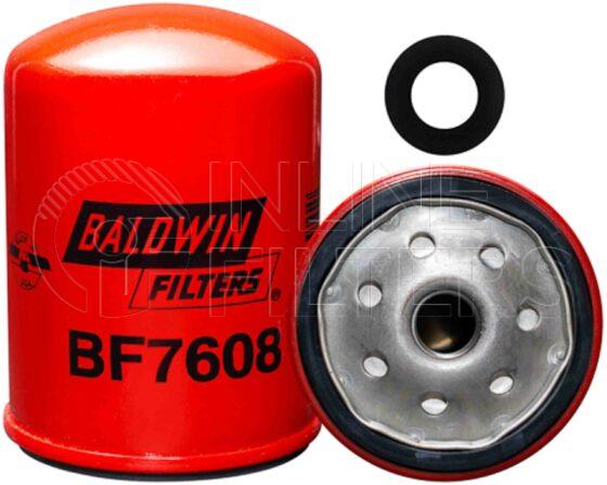 Baldwin BF7608. Baldwin - Spin-on Fuel Filters - BF7608.