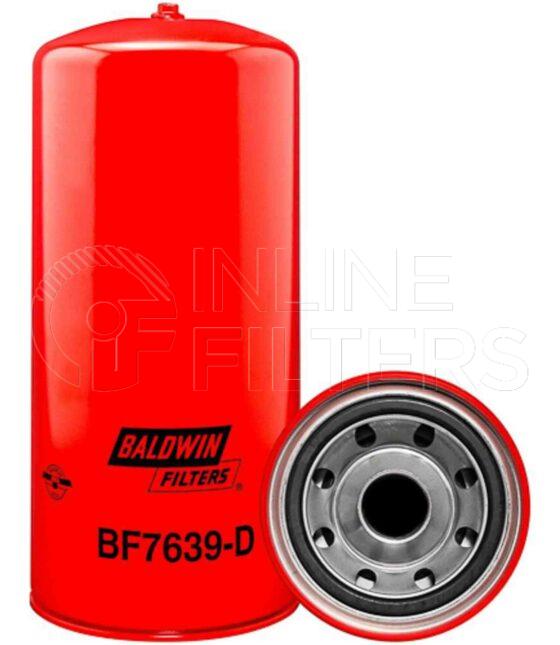 Baldwin BF7639-D. Baldwin - Spin-on Fuel Filters - BF7639-D.