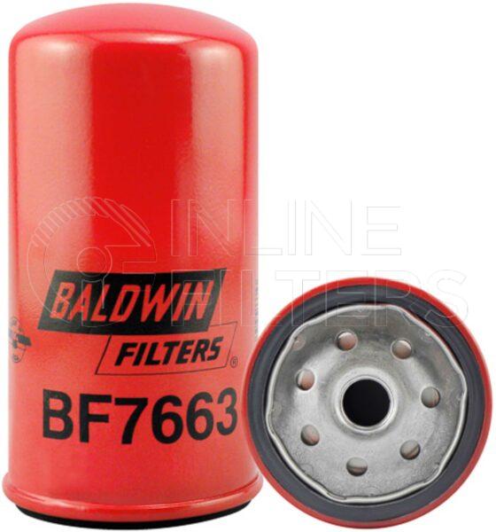 Baldwin BF7663. Baldwin - Spin-on Fuel Filters - BF7663.