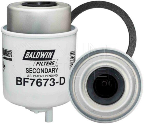Baldwin BF7673-D. Baldwin - Fuel Manager Filter Series - BF7673-D.
