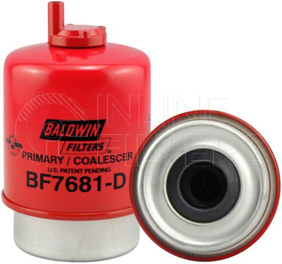 Baldwin BF7681-D. Baldwin - Fuel Manager Filter Series - BF7681-D.