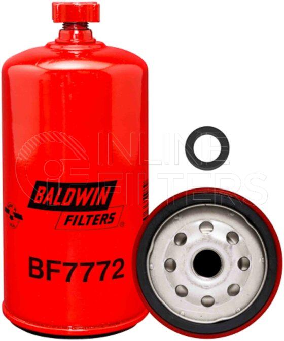Baldwin BF7772. Baldwin - Spin-on Fuel Filters - BF7772.