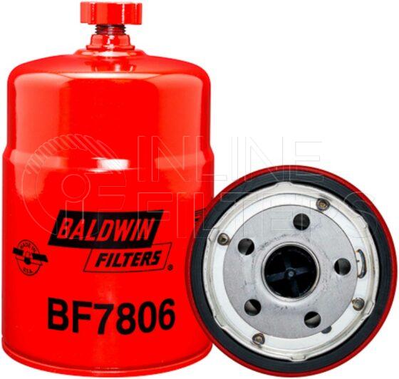 Baldwin BF7806. Baldwin - Spin-on Fuel Filters - BF7806.