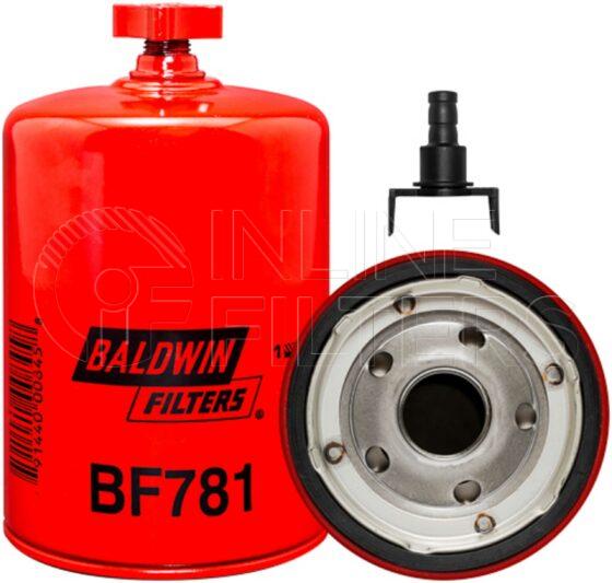 Baldwin BF781. Baldwin - Spin-on Fuel Filters - BF781.