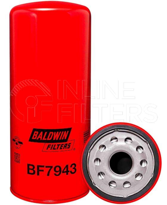 Baldwin BF7943. Details: Baldwin - Spin-on Fuel Filters - BF7943.