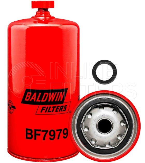 Baldwin BF7979. Details: Baldwin - Spin-on Fuel Filters - BF7979.