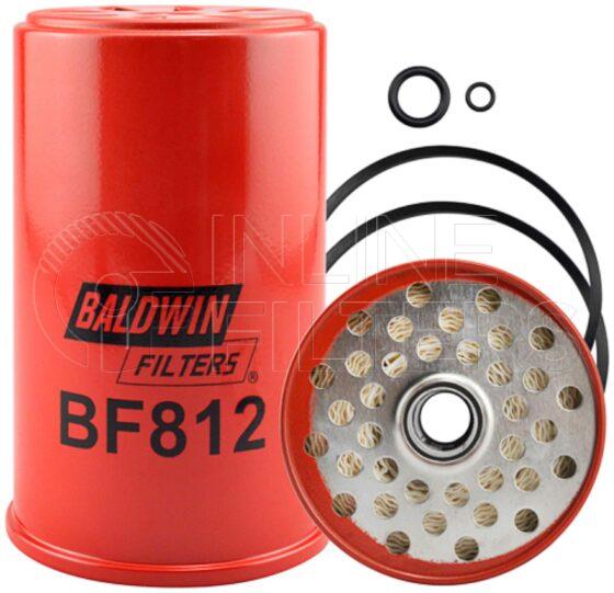 Baldwin BF812. Baldwin - Can-Type Fuel Filters - BF812.
