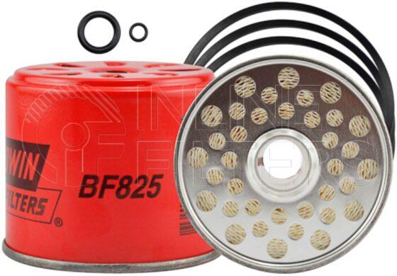 Baldwin BF825. Baldwin - Can-Type Fuel Filters - BF825.