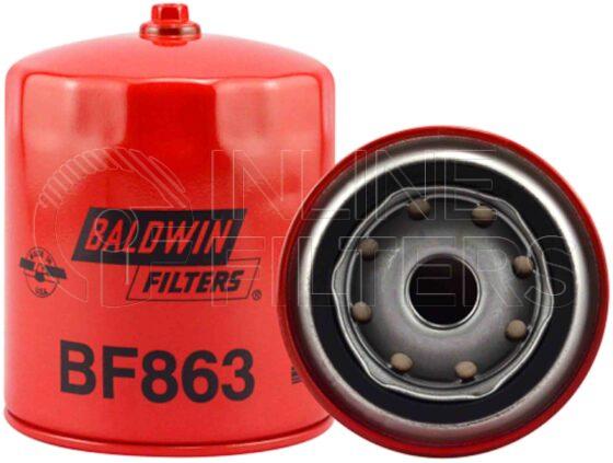 Baldwin BF863. Baldwin - Spin-on Fuel Filters - BF863.