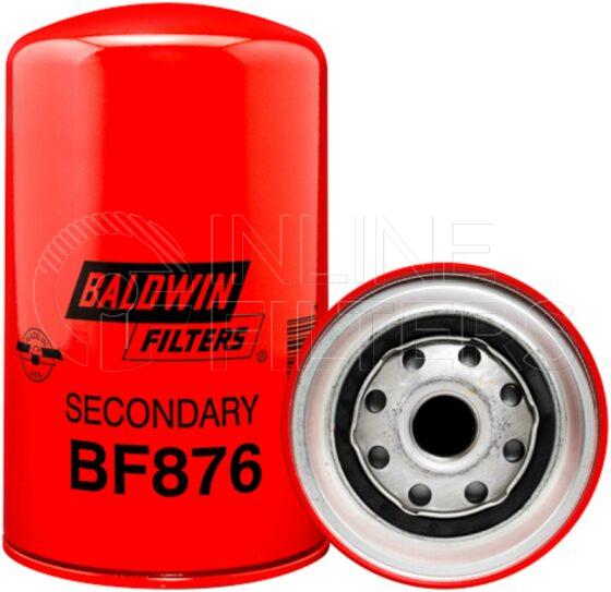 Baldwin BF876. Baldwin - Spin-on Fuel Filters - BF876.