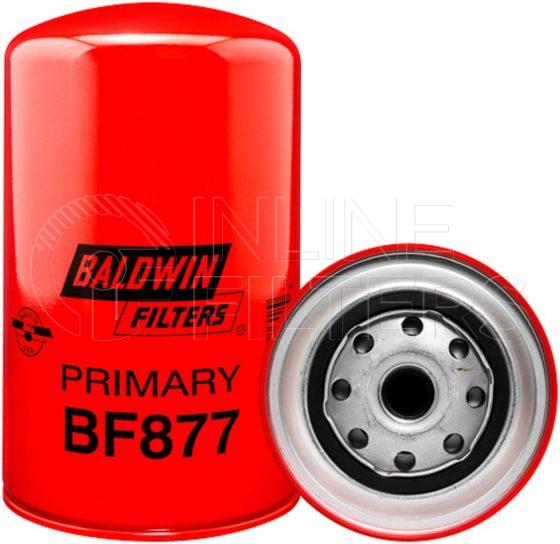Baldwin BF877. Baldwin - Spin-on Fuel Filters - BF877.