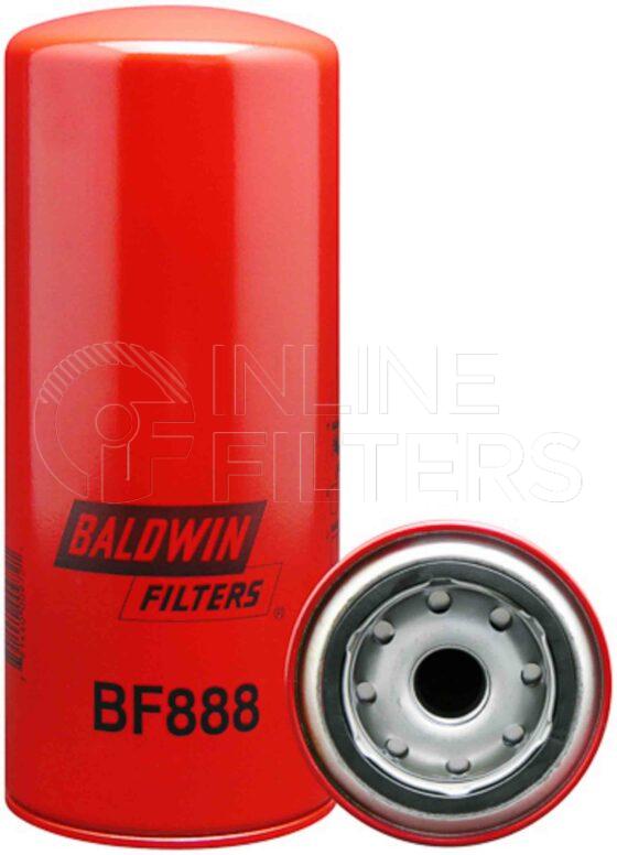 Baldwin BF888. Baldwin - Spin-on Fuel Filters - BF888.