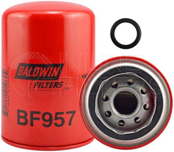 Baldwin BF957. Baldwin - Spin-on Fuel Filters - BF957.