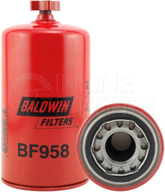 Baldwin BF958. Baldwin - Spin-on Fuel Filters - BF958.