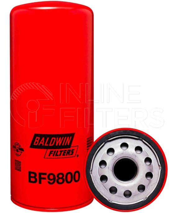 Baldwin BF9800. Details: Baldwin - Spin-on Fuel Filters - BF9800.