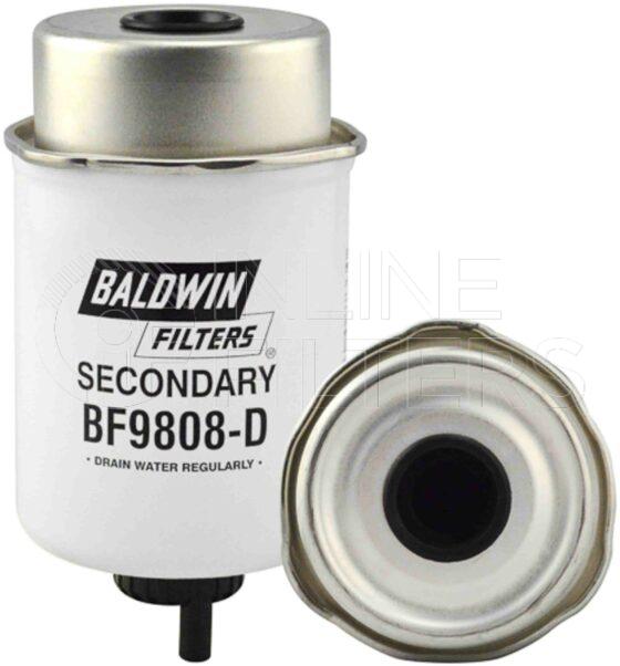 Baldwin BF9808-D. Baldwin - Fuel Manager Filter Series - BF9808-D.