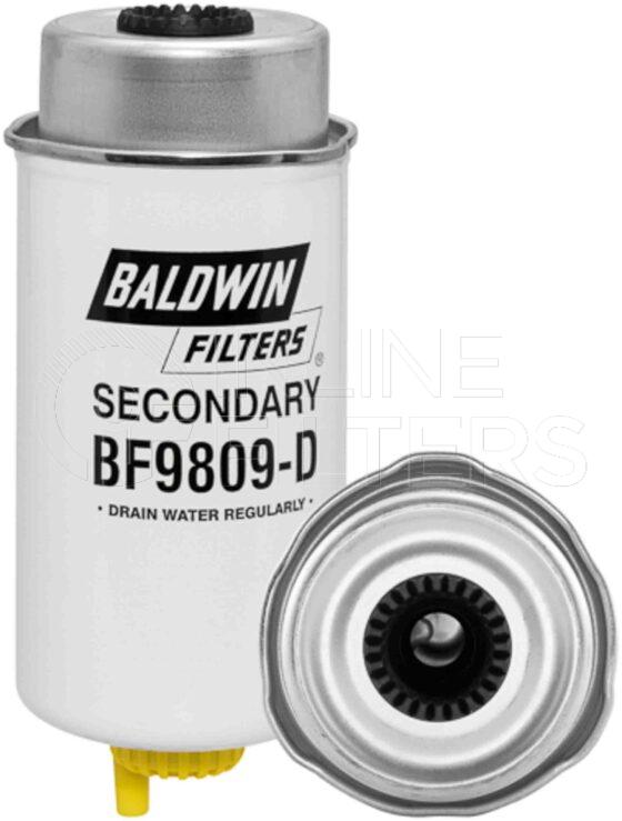 Baldwin BF9809-D. Baldwin - Fuel Manager Filter Series - BF9809-D.