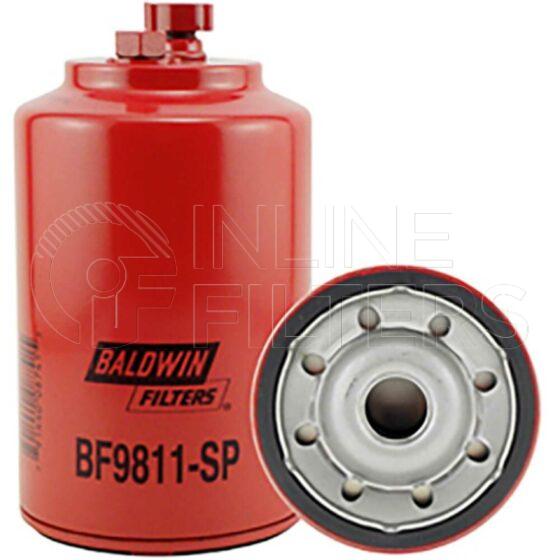 Baldwin BF9811-SP. Baldwin - Spin-on Fuel Filters - BF9811-SP.
