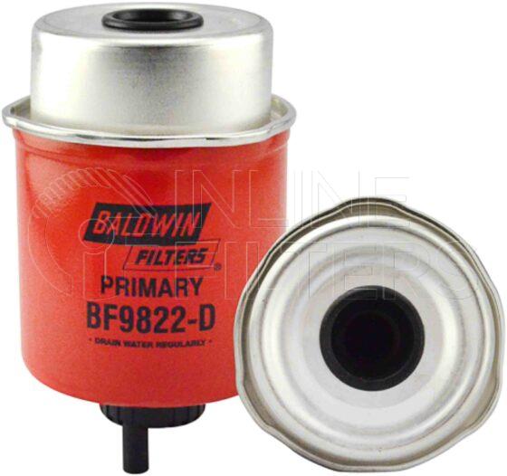 Baldwin BF9822-D. Baldwin - Fuel Manager Filter Series - BF9822-D.