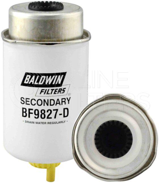 Baldwin BF9827-D. Baldwin - Fuel Manager Filter Series - BF9827-D.