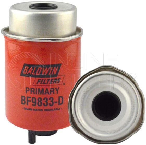 Baldwin BF9833-D. Baldwin - Fuel Manager Filter Series - BF9833-D.